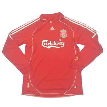 Camisa Liverpool Manga Longa Home 06/07 - Versão Retrô
