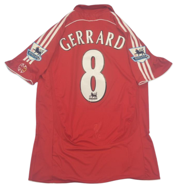 Camisa Liverpool Home 06/08 - Versão Retrô "Gerrard" Nº 8