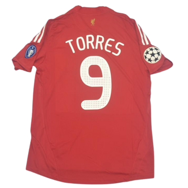 Camisa Liverpool Home Champions 09/10 - Versão Retrô "Torres" Nº 9