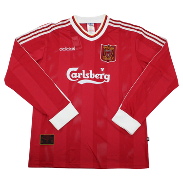 Camisa Liverpool Manga Longa Home 95/96 - Versão Retrô