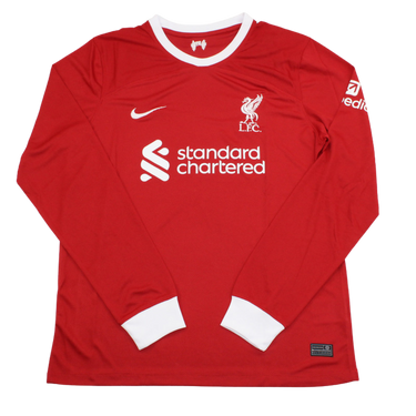 Camisa Liverpool Manga Longa Home 23/24 - Versão Retrô