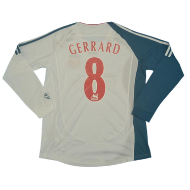 Camisa Liverpool Manga Longa 06/07 - Versão Retrô "Gerrard" Nº 8