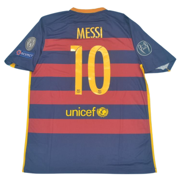 Camisa Barcelona Home 15/16 - Versão Retrô "Messi" Nº 10