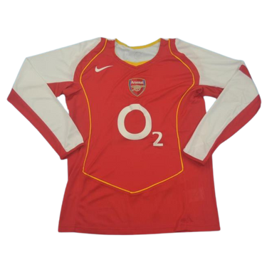 Camisa Arsenal Manga Longa Home 04/05 - Versão Retrô