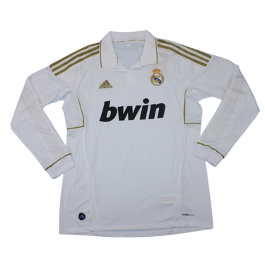 Camisa Real Madrid Manga Longa Home 11/12 - Versão Retrô