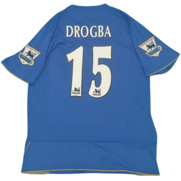 Camisa Chelsea Home 05/06 - Versão Retrô "Drogba" Nº 15