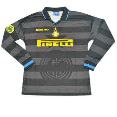 Camisa Inter de Milão Manga Longa Third Away 97/98 - Versão Retrô