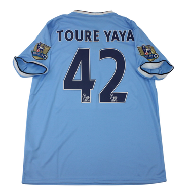 Camisa Manchester City Home 13/14 - Versão Retrô "Toure Yaya" Nº 42