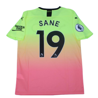 Camisa Manchester City Away 19/20 - Versão Retrô "Sane" Nº 19