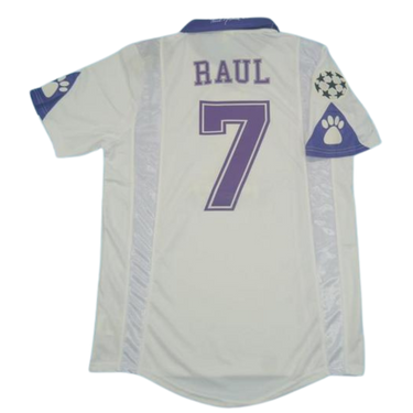 Camisa Real Madrid Home 97/98 - Versão Retrô "Raul" Nº 7