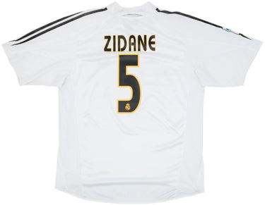 Camisa Real Madrid Home 04/05 - Versão Retrô  "Zidane" Nº 5