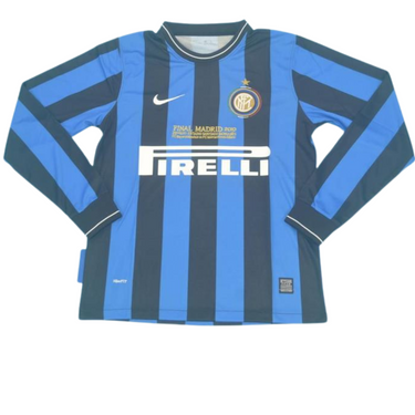 Camisa Inter de Milão Manga Longa Home 09/10 - Versão Retrô