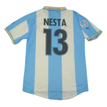 Camisa Retrô Lazio Home UEFA SuperCup Versão 99/00 "Nesta" N°.13