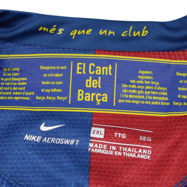 Camisa Barcelona Manga Longa 08/09 - Versão Retrô "Piqué" Nº 3