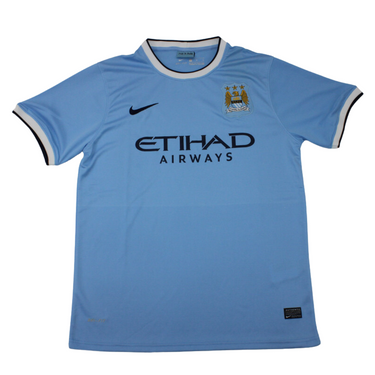 Camisa Manchester City Home 13/14 - Versão Retrô "Kun Aguero" Nº 16