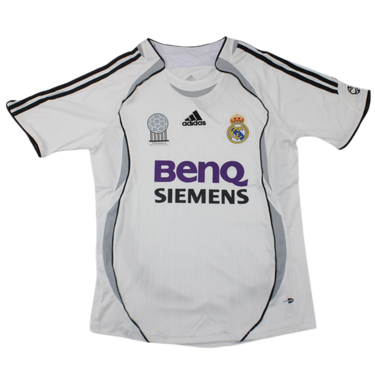 Camisa Real Madrid Home 06/07 - Versão Retrô "v.Nistelrooy" Nº 17