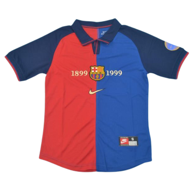 Camisa Barcelona Home 99/00 - Versão Retrô "Guardiola" Nº 4