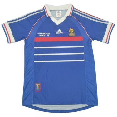 Camisa Retrô França Home Copa do Mundo Versão 1998