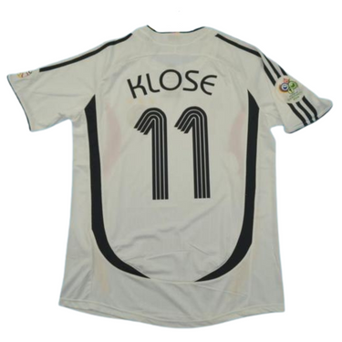 Camisa Retrô Alemanha Home Copa do Mundo Versão 2006 "KCamisa Retrô Lose" N°.11