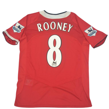 Camisa Retrô Manchester United Home 04/06 "Rooney" Nº8