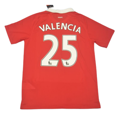 Camisa Manchester United Home 10/11 - Versão Retrô "Valencia" Nº 25