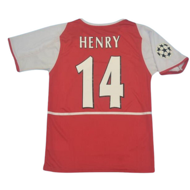 Camisa Arsenal Home 02/04 - Versão Retrô "Henry" Nº 14