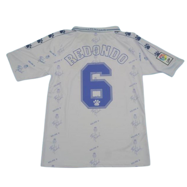 Camisa Real Madrid Home 94/96 - Versão Retrô "Redondo" Nº 6