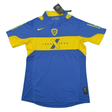Camisa Boca Juniors Home 2005 - Versão Retrô "Roman" N° 10