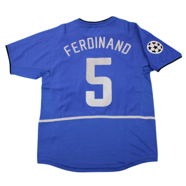 Camisa Manchester United Away 02/03 - Versão Retrô "Ferdinand" Nº 5