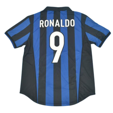 Camisa Retrô Inter de Milão Home 98/99 "Ronaldo" N°.9