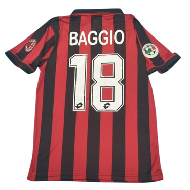Camisa Retrô Milan Home 96/97 "Baggio" N°.18