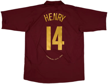 Camisa Arsenal Home 05/06 - Versão Retrô "Henry" Nº 14