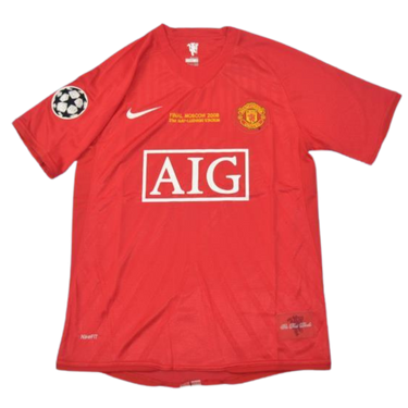 Camisa Manchester United UCL Final 07/08 - Versão Retrô
