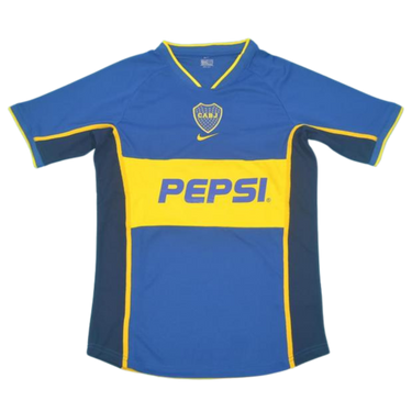 Camisa Boca Juniors Home 2002 - Versão Retrô "Tevez" N° 9