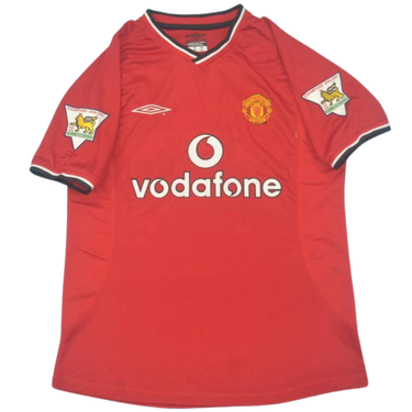 Camisa Manchester United Home 00/02 - Versão Retrô "Veron" Nº 4