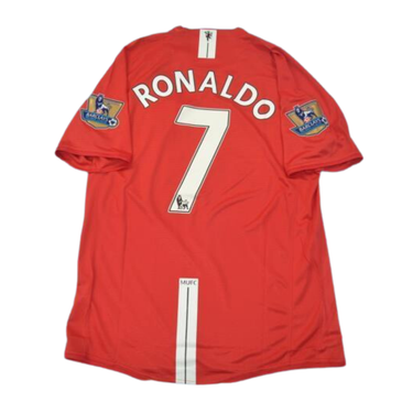 Camisa Manchester United Home 07/09 - Versão Retrô "Cristiano Ronaldo" Nº 7