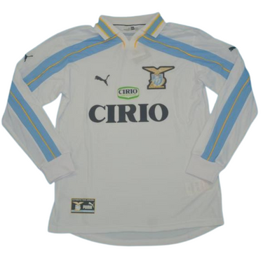 Camisa Lazio Manga Longa Away 99/00 - Versão Retrô