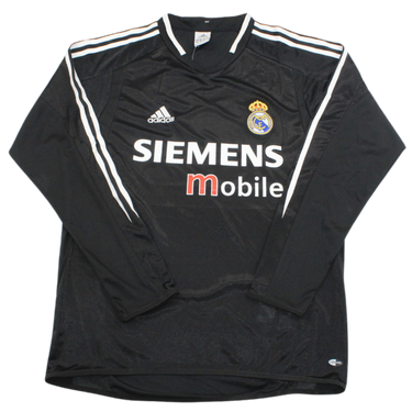 Camisa Real Madrid Manga Longa Away 04/05 - Versão Retrô