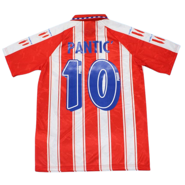Camisa Atlético de Madrid Home 94/95 - Versão Retrô "Pantic'" Nº 10