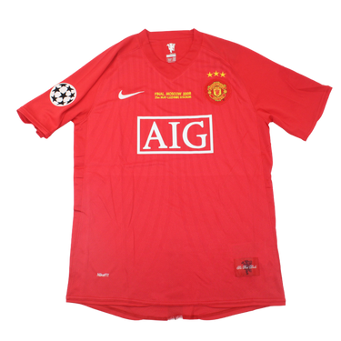 Camisa Manchester United UCL Final 3 Estrelas 07/08 - Versão Retrô
