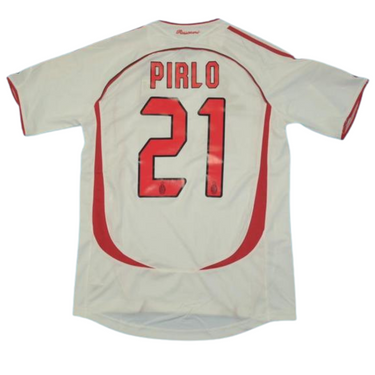 Camisa Retrô Milan Away UCL Finale Versão 2007 "Pirlo" N°.21