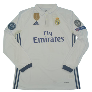 Camisa Real Madrid Manga Longa 16/17 - Versão Retrô "Cristiano Ronaldo" Nº 7