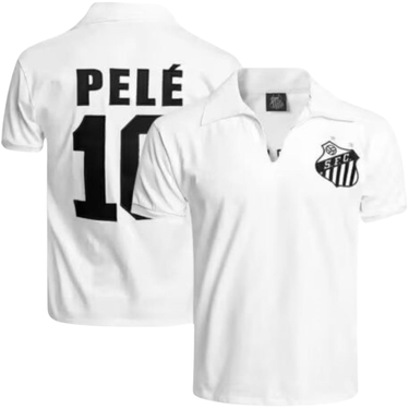 Camisa Santos Home 1970 - Versão Retrô "Pele" Nº 10