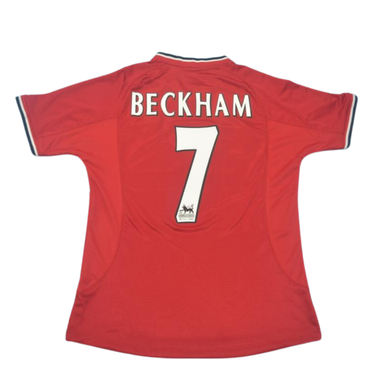 Camisa Manchester United Home 00/02 - Versão Retrô "Beckham" Nº 7