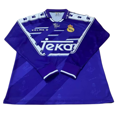 Camisa Real Madrid Manga Longa Away 94/96 - Versão Retrô
