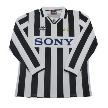Camisa Juventus Manga Longa Home 95/97 - Versão Retrô