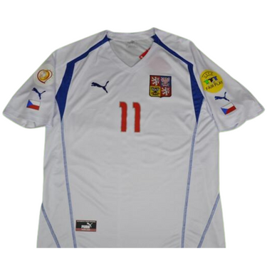 Camisa Retrô Rep Tcheca Away 2004 "Nedved" N°11