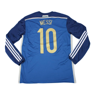 Camisa Argentina Manga Longa 2014 - Versão Retrô "Messi" Nº 10