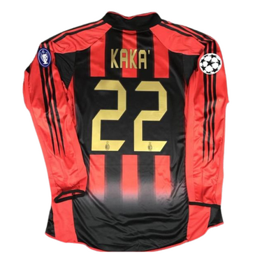Camisa Milan Manga Longa 04/05 - Versão Retrô "Kaka" Nº 22