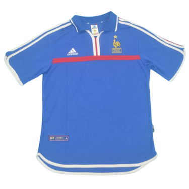 Camisa Retrô França Home Final Versão UEFA Europameisterschaft 2000